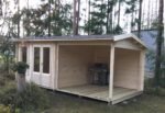 Abri de jardin avec terrasse « Nora D » | 6 x 3 m – Image 4
