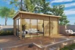 Abri de jardin moderne avec remise « Aron » | 6 x 3 m – Image 3