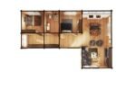 Chalet en bois habitable 2 chambres et mezzanine « Holiday Max 2 » | 12 x 8 m – Image 2
