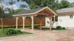 Carport en bois Hansa « Henley » | 4 x 5 m – Image 3