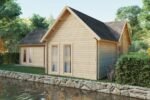 Chalet en bois habitable avec mezzanine « Holiday Max 1 » | 9 x 12 m – Image 3