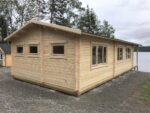 Chalet en bois habitable « Hansa Holiday A » | 13 x 6 m – Image 2