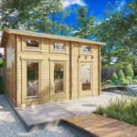 Chalet bois avec mezzanine sans permis « Bruno 1 » | 5 x 4 m