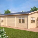 Chalet bois préfabriqué salle de classe « Hansa Classroom » | 5 x 12 m