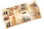 Chalet en bois habitable « Holiday G » | 14 x 7 m – Image 6