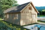 Chalet en bois habitable 2 chambres et mezzanine « Holiday Max 2 » | 12 x 8 m
