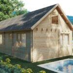 Chalet en bois habitable 2 chambres et mezzanine « Holiday Max 2 » | 12 x 8 m