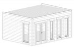 Abri de jardin moderne « Grace » | 5 x 4 m – Image 6