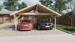 Carport 2 voitures en bois « Henley XL » | 6 x 5 m – Image 6