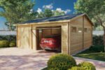 Garage en kit bois « Garage Q » | 6 x 7 m