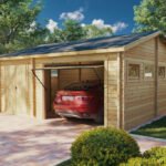 Garage en kit bois « Garage Q » | 6 x 7 m