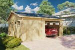 Garage en kit bois « Garage Q » | 6 x 7 m – Image 2