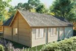 Chalet en bois habitable avec mezzanine « Holiday Max 1 » | 9 x 12 m – Image 5