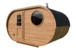 Petit sauna ovale extérieur | 4 x 2 m – Image 5