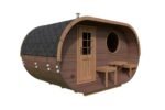 Petit sauna ovale extérieur | 4 x 2 m – Image 13
