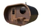 Petit sauna ovale extérieur | 4 x 2 m – Image 14