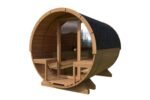 Sauna tonneau extérieur avec auvent | 3 x 2 m – Image 11
