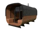 Sauna tonneau de luxe | 4 x 2 m – Image 7