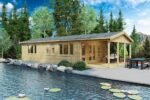 Chalet en bois habitable « Hansa Holiday A » | 13 x 6 m – Image 5