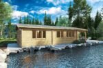 Chalet en bois habitable « Hansa Holiday A » | 13 x 6 m – Image 6