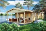 Chalet en bois habitable « Hansa Holiday A » | 13 x 6 m