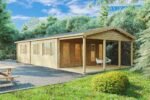 Chalet en bois habitable « Hansa Holiday A » | 13 x 6 m – Image 7