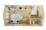 Maison en bois 2 pièces « Stefan 6 » | 5 x 8 m – Image 5