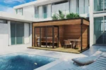 Sauna de jardin moderne « Nord » | 5 x 2 m – Image 3