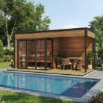 Sauna de jardin moderne « Nord » | 5 x 2 m
