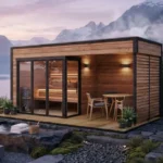 Sauna extérieur moderne « Geira » | 5 x 2 m