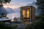 Petit sauna extérieur « Lyse » | 2 x 2 m – Image 2