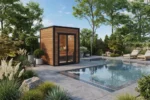 Petit sauna extérieur « Lyse » | 2 x 2 m – Image 3