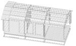 Abri de jardin avec terrasse « Nora D » | 6 x 3 m – Image 2
