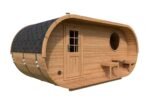 Sauna ovale extérieur | 5 x 2 m – Image 2