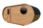 Sauna ovale extérieur | 5 x 2 m – Image 3