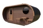 Sauna ovale extérieur | 5 x 2 m – Image 5
