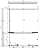 Abri en bois avec patio « Franz » | 6 x 4 m – Image 4