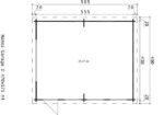 Garage en bois toit plat « Hansa D » | 5 x 6 m – Image 4