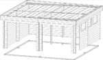 Carport garage fermé double « Hansa Deluxe F » | 6 x 7 m – Image 6