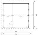 Garage en kit bois « Garage Q » | 6 x 7 m – Image 4