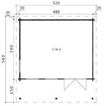 Studio de jardin en kit « Ian E » | 5 x 4 m – Image 2