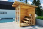 Petite sauna de jardin « Nova » | 2 x 2 m – Image 6