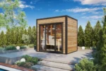 Petit sauna de jardin « Sogne » | 3 x 2 m – Image 4