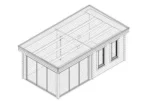 Véranda bois toit plat « Aurora » | 6 x 3 m – Image 9