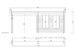 Véranda bois toit plat « Aurora » | 6 x 3 m – Image 8
